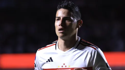James Rodríguez atuando no São Paulo