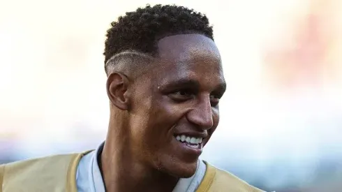Yerry Mina pela Colômbia na Copa América de 2024