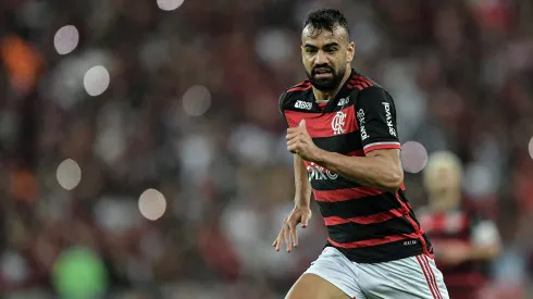 Fabricio Bruno jogador do Flamengo durante partida contra o Palmeiras no estadio Maracana pelo campeonato Brasileiro A 2024. Foto: Thiago Ribeiro/AGIF