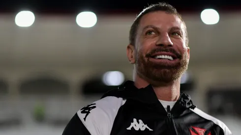 Pedrinho presidente do Vasco durante partida contra o Bragantino no estadio Sao Januario pelo campeonato Brasileiro A 2024. Foto: Thiago Ribeiro/AGIF