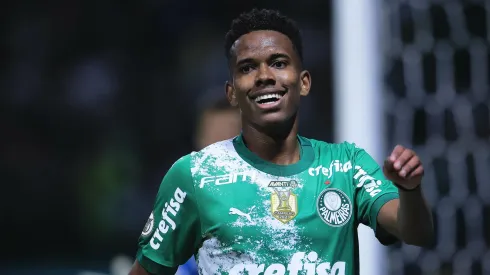 Estevao jogador do Palmeiras durante partida contra o Vasco no estadio Arena Allianz Parque pelo campeonato Brasileiro A 2024. Ponta está de volta aos jogos.