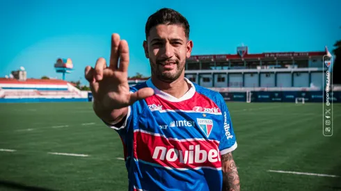 Mancuso, novo reforço do Fortaleza. Foto: Leonardo Moreira / Fortaleza EC