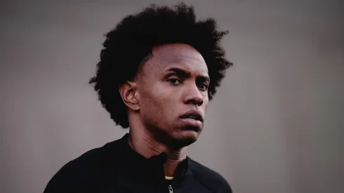 Willian jogador do Corinthians durante partida contra o Juventude no estadio Arena Corinthians pelo campeonato Brasileiro A 2022. Ponta foi pedido por alguns torcedores do Vasco da Gama