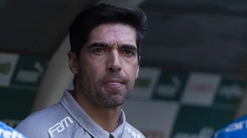Abel Ferreira tecnico do Palmeiras durante partida contra o Sao Paulo pelo campeonato Brasileiro A 2024. Foto: Ettore Chiereguini/AGIF
