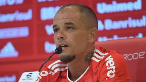 'D'Alessandro, dirigente e ídolo do Internacional. Fotos: Ricardo Duarte/Internacional