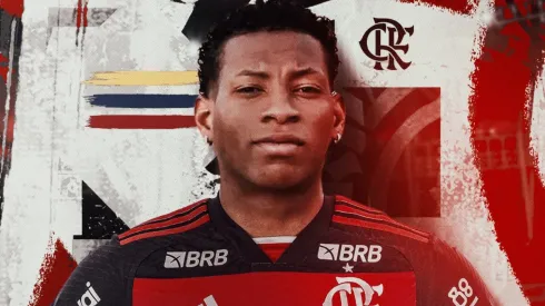 Gonzalo Plata foi anunciado como o mais novo reforço do Flamengo. Foto: Divulgação Flamengo