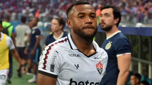 Luan durante clássico contra o Bahia na Copa do Nordeste de 2024.