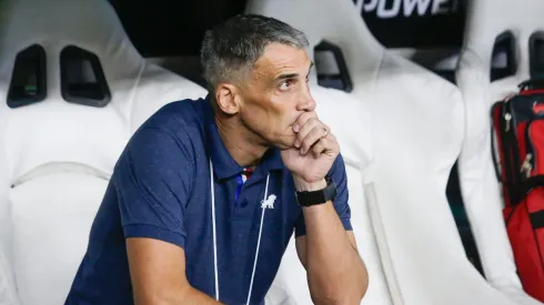 Vojvoda, técnico do Fortaleza, durante partida contra o Nacional Potosí na Arena Castelão, pela Copa Sul-Americana 2024.
