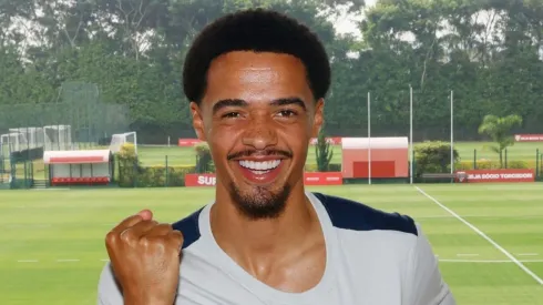 Jamal Lewis chega para disputar posição - Foto: Rubens Chiri / São Paulo FC