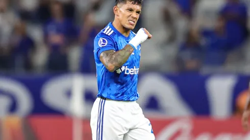 Lucas Romero durante confronto contra o Alianza Petrolera na Copa Sul-Americana de 2024.