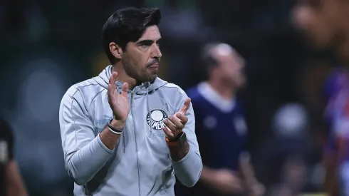 Abel Ferreira, técnico do Palmeiras, durante partida contra o Bahia no Allianz Parque, pelo Campeonato Brasileiro.