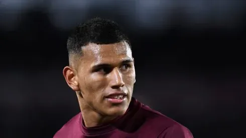 Braian Aguirre atuando no Lanús em 2024, novo reforço do Internacional