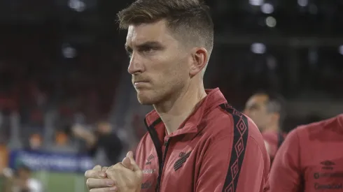 Varini durante confronto contra o Palmeiras no Brasileirão de 2024.