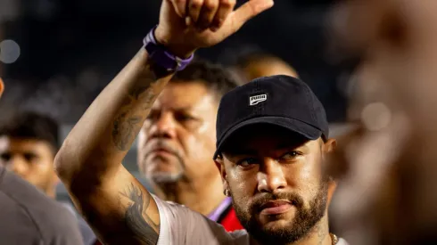 Neymar na Vila Belmiro.