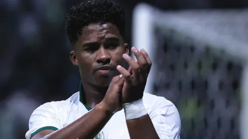 Endrick, quando atuava pelo Palmeiras