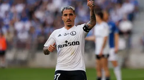 Josué Pesqueira, jogador do Coritiba, atuando no Legia Warszawa-POL