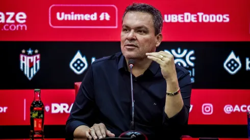 Adson Batista manda a real sobre a situação do Atlético (Imagem: Ingryd Oliveira/ACG)