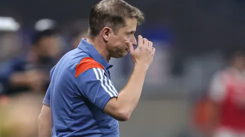 Seabra durante confronto contra o São Paulo no Brasileirão 2024.