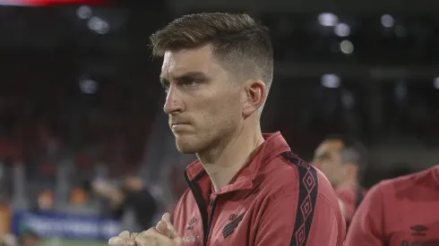 Martín Varini técnico do Athletico-PR durante partida contra o Palmeiras no estádio Arena da Baixada pelo campeonato Brasileiro A 2024. Foto: Gabriel Machado/AGIF