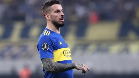 Benedetto jogador do Boca Juniors durante partida contra o Corinthians no estadio Arena Corinthians pelo campeonato Copa Libertadores 2022. Argentino foi oferecido ao clube gaúcho