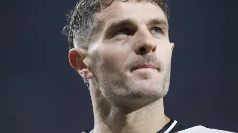 Vegetti do Vasco, Comemora o primeiro gol, Estadio Liga Arena, 11/09/2024