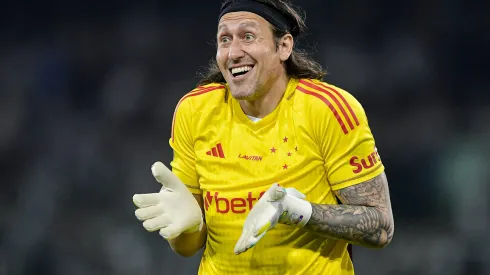 Cássio jogando no Cruzeiro