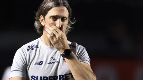 Zubeldía durante confronto contra o Internacional no Campeonato Brasileiro de 2024.