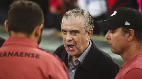 Mario Celso Petraglia presidente do Athletico-PR durante partida contra o Maringá no estádio Arena da Baixada pelo campeonato Paranaense 2024. Foto: Gabriel Rosa Machado/AGIF
