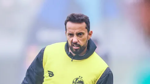 Nene jogador do Juventude durante partida contra o Internacional no estadio Alfredo Jaconi pelo campeonato Copa Do Brasil 2024.