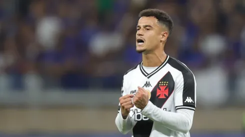 Philippe Coutinho jogador do Vasco lamenta durante partida contra o Cruzeiro no estádio Mineirão pelo campeonato Brasileiro A 2024. Foto: Gilson Lobo/AGIF