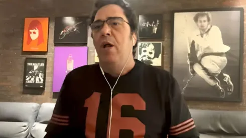 Casagrande durante podcast Fim de Papo. Foto: Reprodução Fim de Papo