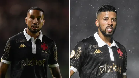 Fotos: Thiago Ribeiro/AGIF - Jair e Paulinho em campo com a camisa do Vasco.