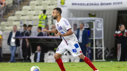 Caio Alexandre jogador do Bahia durante partida contra o Fortaleza no estadio Arena Castelao pelo campeonato Brasileiro A 2024. Foto: Baggio Rodrigues/AGIF