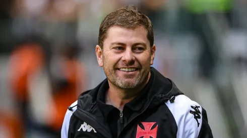 Rafael Paiva tecnico do Vasco durante partida contra o Atletico-MG no estadio Arena MRV pelo campeonato Brasileiro A 2024.