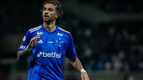 Lautaro Diaz jogador do Cruzeiro durante partida contra o Atletico-MG no estadio Mineirao pelo campeonato Brasileiro A 2024.