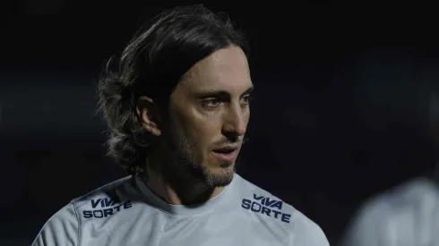 Zubeldia técnico do São Paulo durante partida contra o Vasco no estádio Brinco de Ouro pelo campeonato Brasileiro A 2024. Foto: Anderson Romão/AGIF