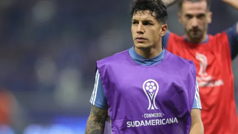 Lucas Romero durante confronto contra o Libertad na Sul-Americana 2024.