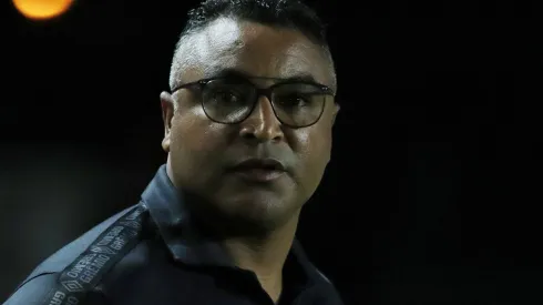 Roger Machado, quando era treinador do Grêmio