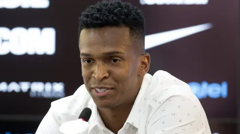 Atacante Jo artilheiro do Campeonato Brasileiro 2017 se despede do Corinthians durante coletiva de imprensa no CT Joaquim Grava