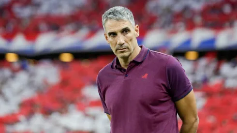 Vojvoda, técnico do Fortaleza, em partida contra o Corinthians, pela Copa Sul-Americana.