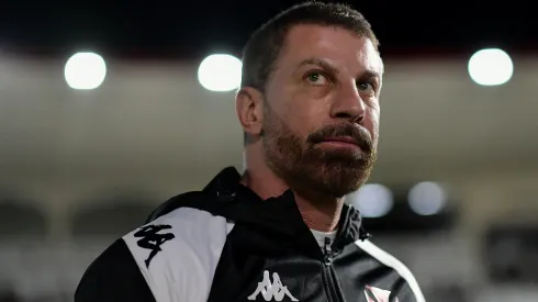 Pedrinho presidente do Vasco durante partida contra o Bragantino no estádio São Januário pelo campeonato Brasileiro A 2024. Foto: Thiago Ribeiro/AGIF