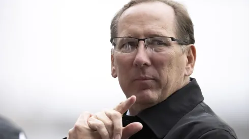 John Textor Dono dar SAF do Botafogo antes da partida contra o Bahia no estádio Engenhão pelo campeonato Brasileiro A 2023. Foto: Jorge Rodrigues/AGIF