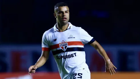 Alisson jogador do São Paulo durante partida contra o Cruzeiro no estadio Morumbi pelo campeonato Brasileiro A 2024.