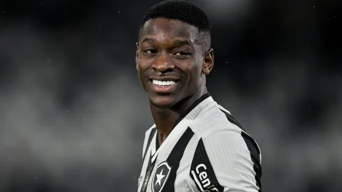 Luiz Henrique jogador do Botafogo durante partida contra o Bahia no estadio Engenhao pelo campeonato Copa Do Brasil 2024.
