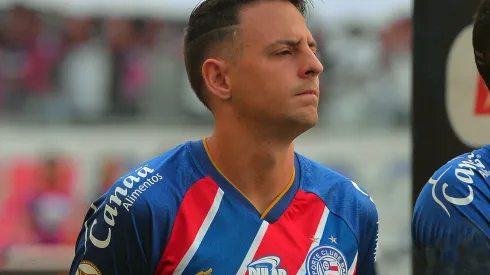 Arias durante confronto contra o Corinthians no Brasileirão 2024.