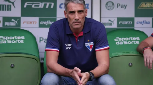 Vojvoda durante confronto contra o Palmeiras no Brasileirão 2024.