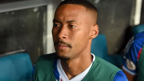 Ademir durante confronto contra o Fortaleza no Brasileirão de 2023.