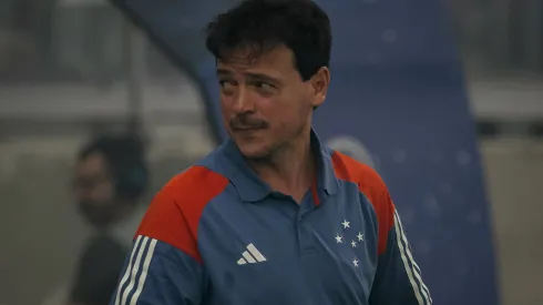 Diniz durante confronto contra o Lanús na Sul-Americana 2024.