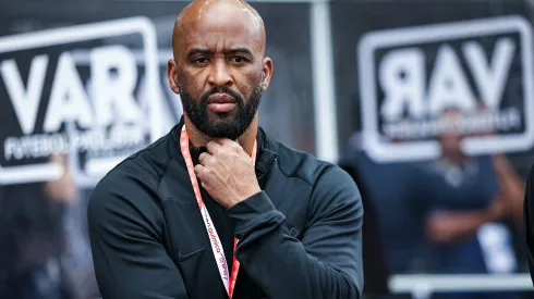 Fabinho, no estadio Arena Corinthians, antes da partida entre Corinthians e Cruzeiro (Foto: Fabio Giannelli/AGIF)