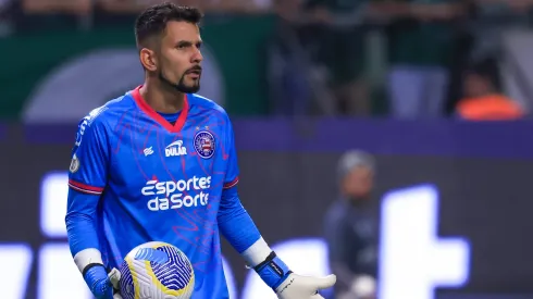 Marcos Felipe, goleiro do Bahia, falhou na derrota do Bahia para o São Paulo, pelo Brasileirão Betano.